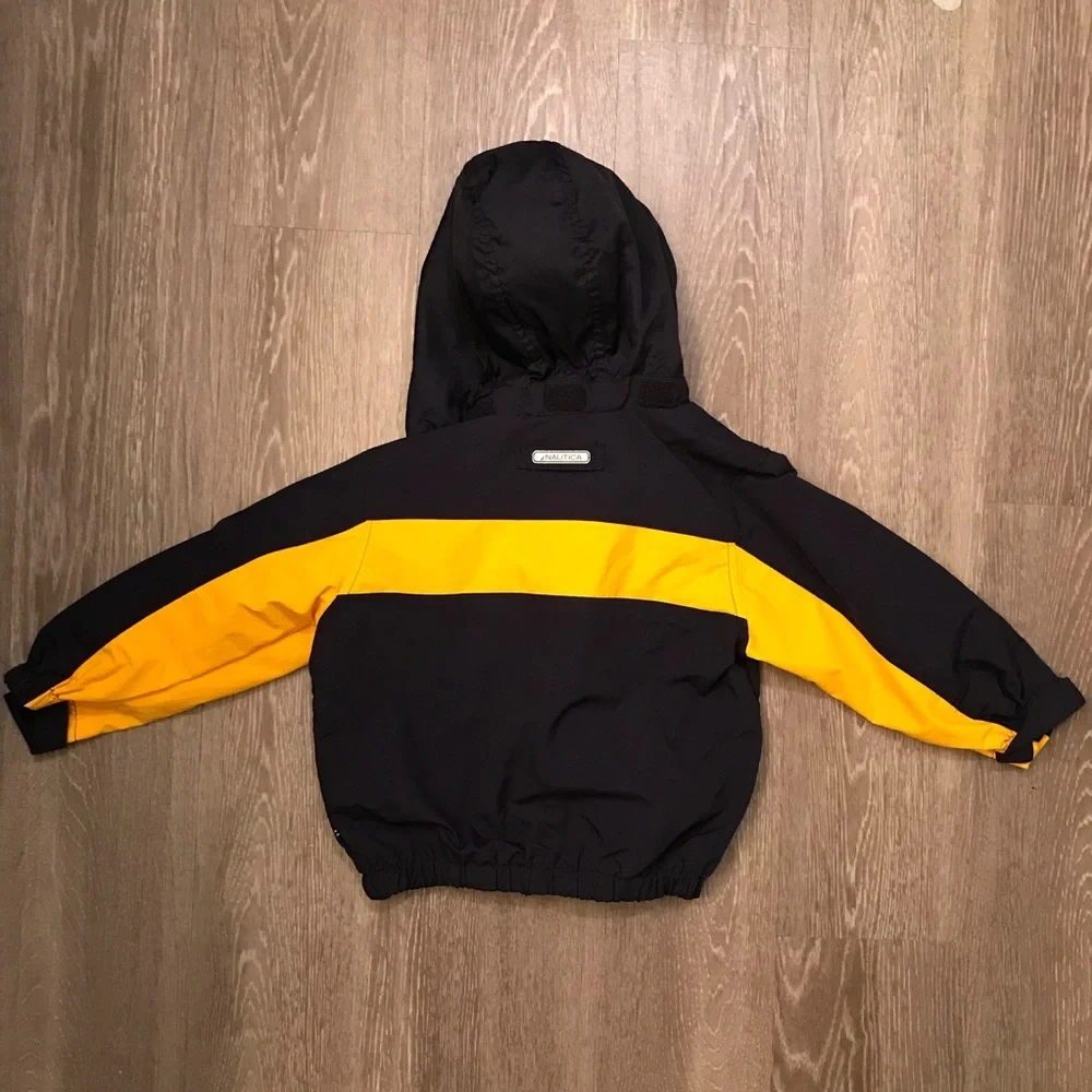 Nautica Hideaway Hood Windbreaker Jacket‎ Toddler Boy’s Size 2T​